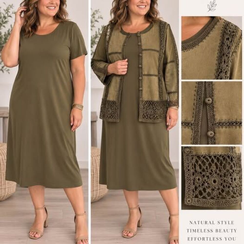 EARTH SONG WOMAN 🌿 STUNNING 16W TWO-PIECE SET — NEW WITH TAGS! 🌿